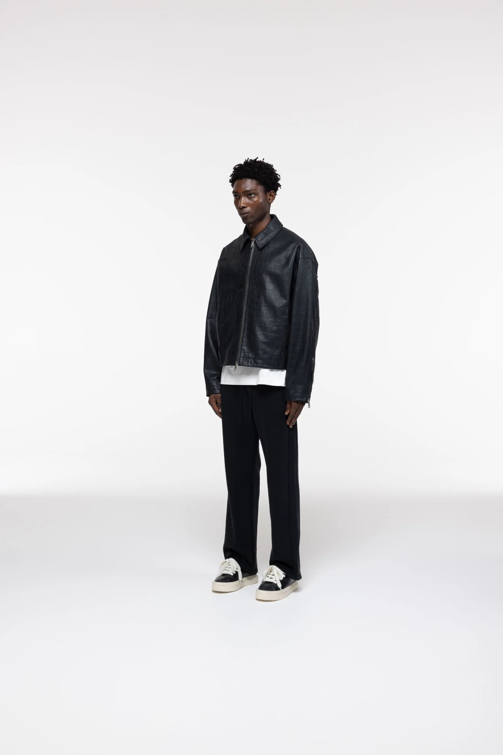 CROC LEATHER JACKET - Image 3