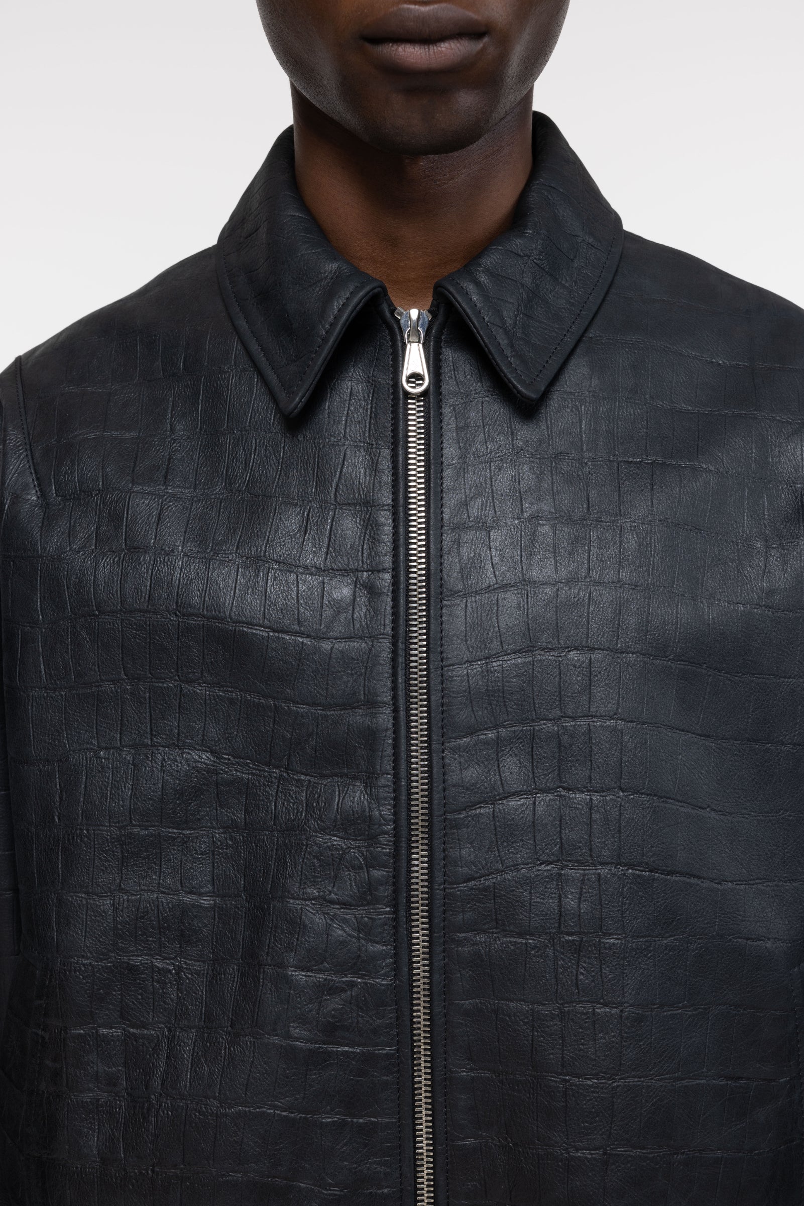 CROC LEATHER JACKET - Image 6