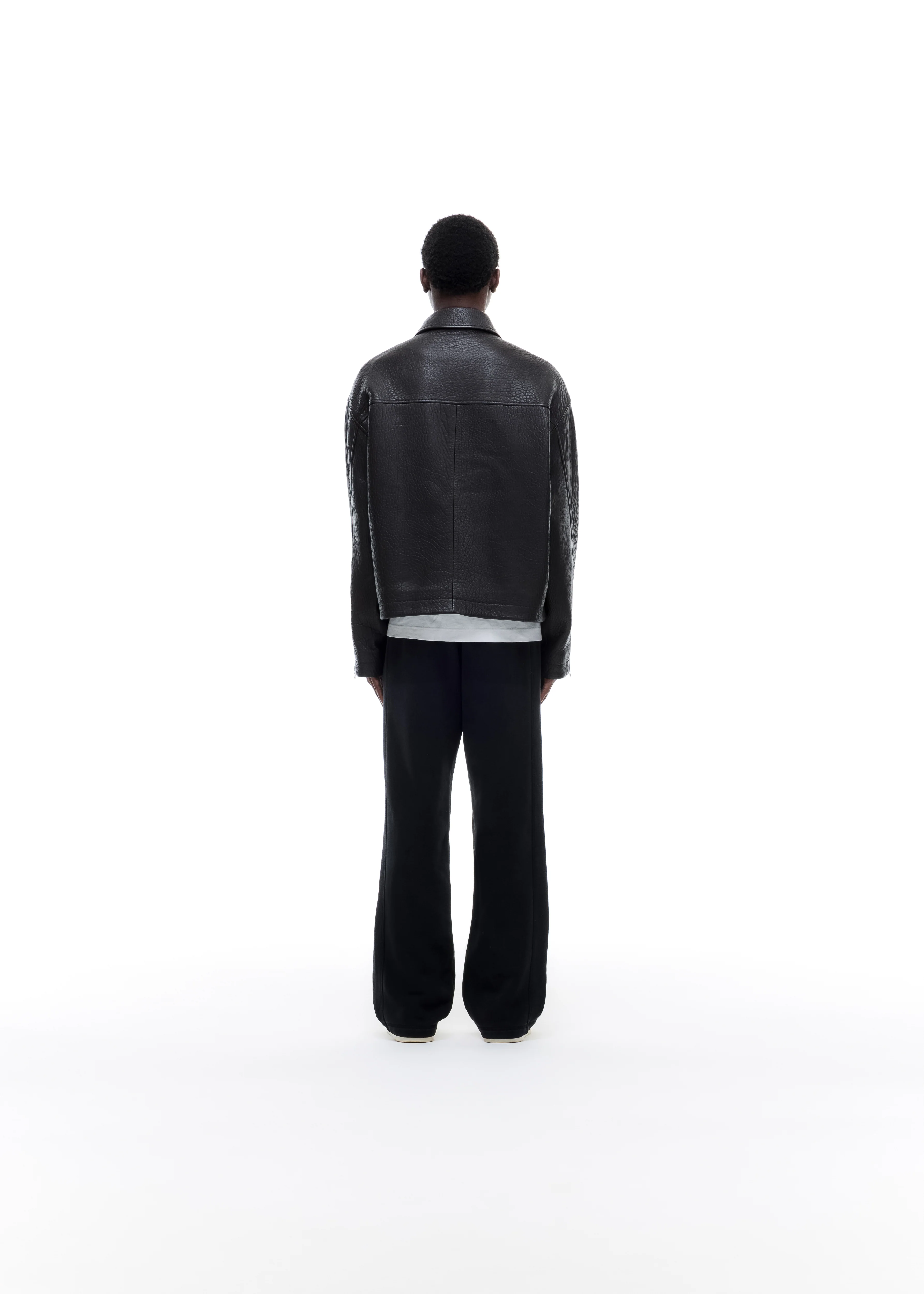 SHRUNKEN LEATHER JACKET - Image 4