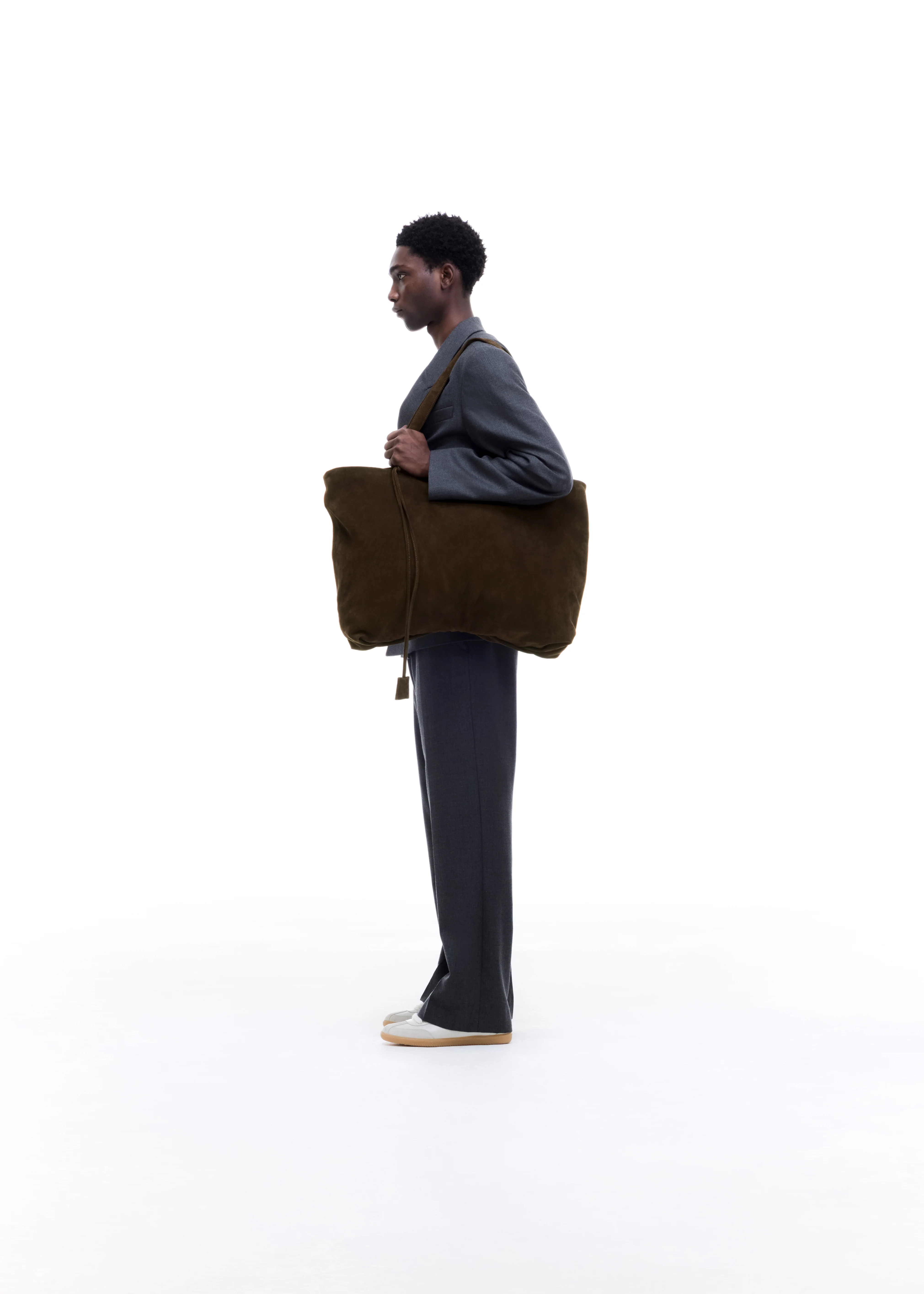 SUEDE HEATHROW HANDBAG - Image 5